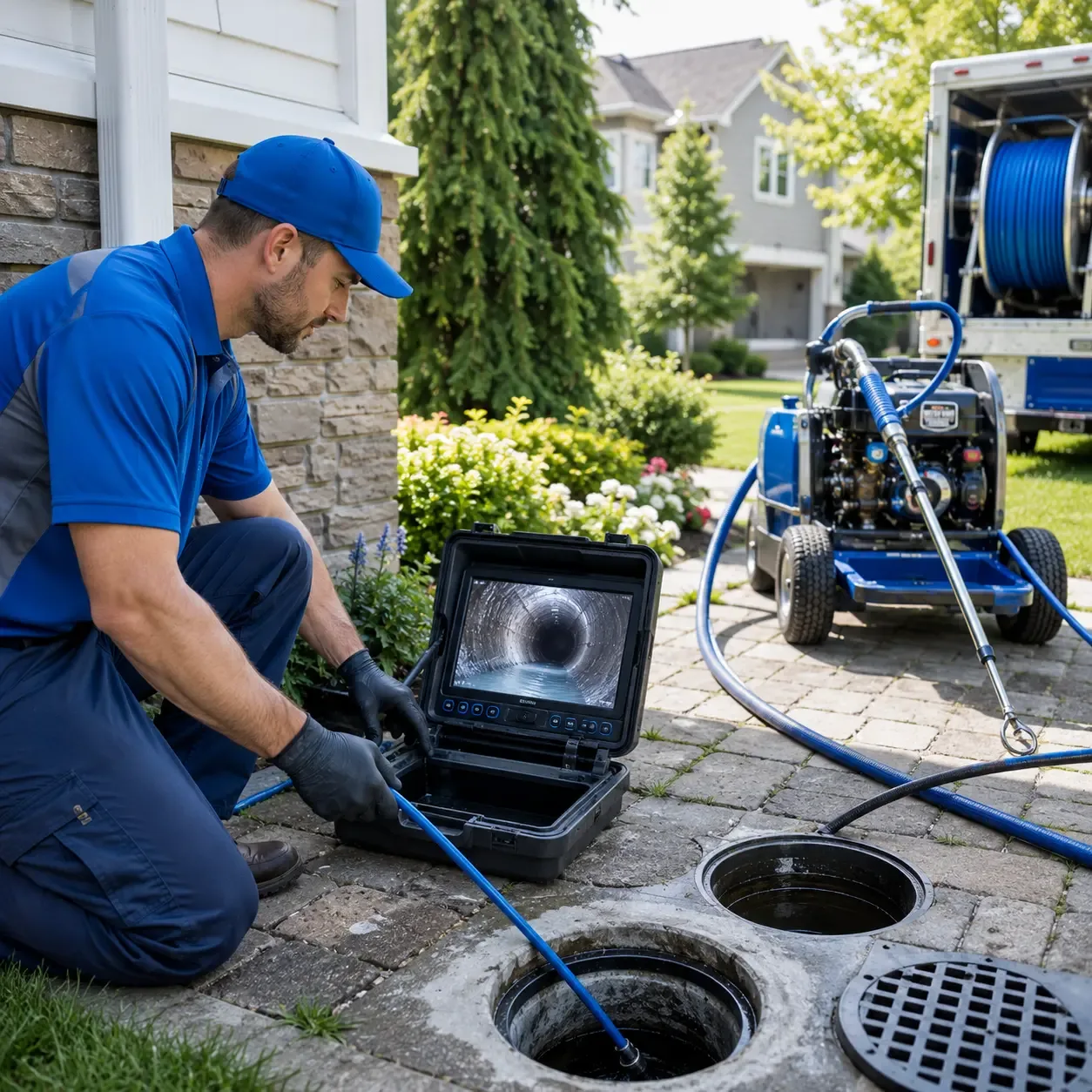 Outdoor drain cleaning professionals serving Arcade, NY